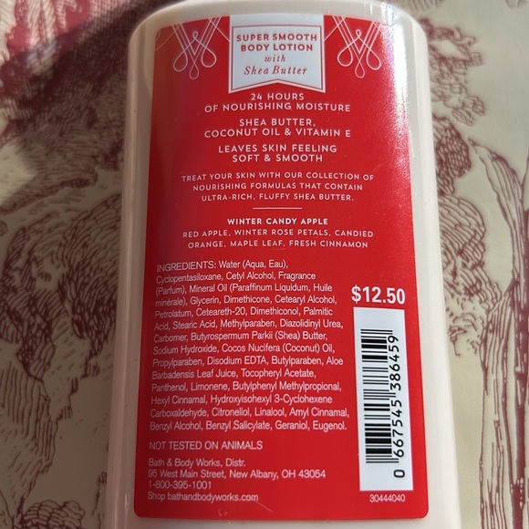 Winter Candy Apple Super Smooth Body Lotion With Shea Butter‎ BATH & BODY WORKS - Picture 5 of 8